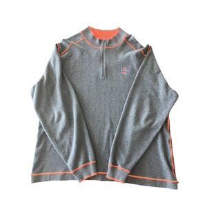 Cutter & Buck 1/4 Zip Pullover University Illinois Fighting Illini  Sweater XXXL